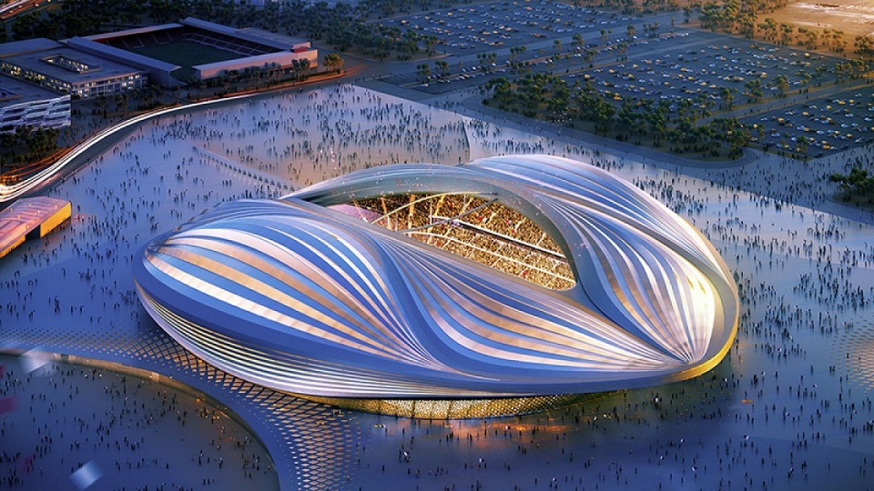 استاد الوكرة كما سيبدو في منافسات كأس العالم قطر 2022
