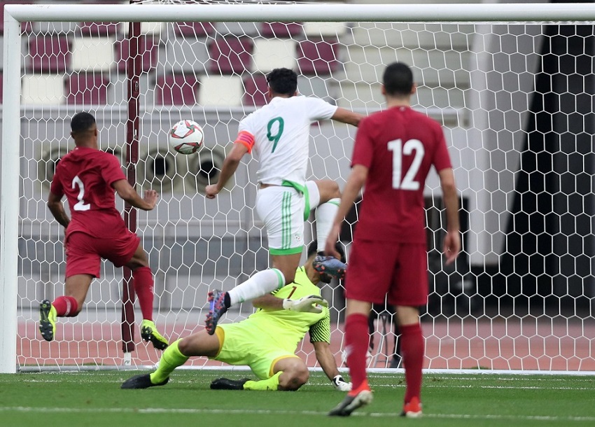 The lone goal was scored by Baghdad Bounedjah goal in the 57th minute.