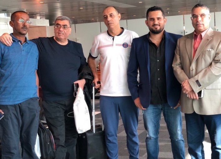 أعضاء الوفد الاعلامي القطري