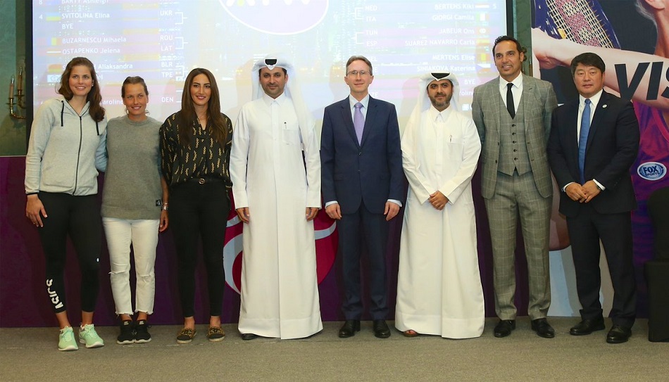 سحب قرعة بطولة قطر توتال المفتوحة للتنس