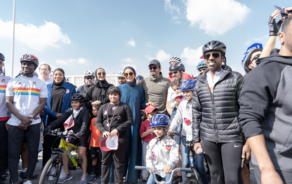 HH Sheikha Moza Attends QF's National Sport Day Celebrations