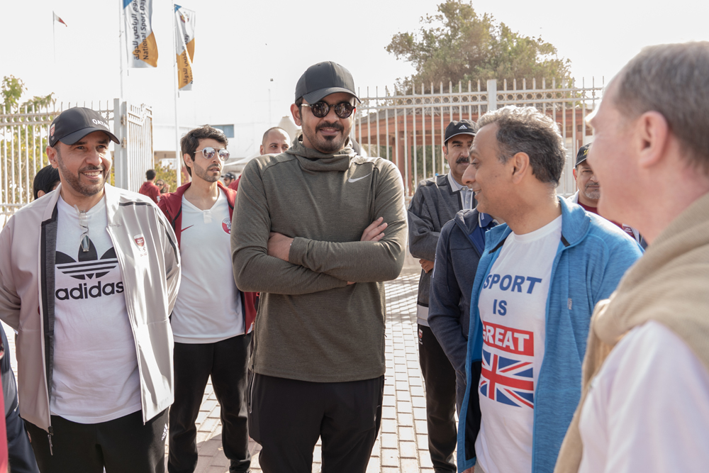 سعادة الشيخ جوعان بن حمد آل ثاني رئيس اللجنة الأولمبية القطرية