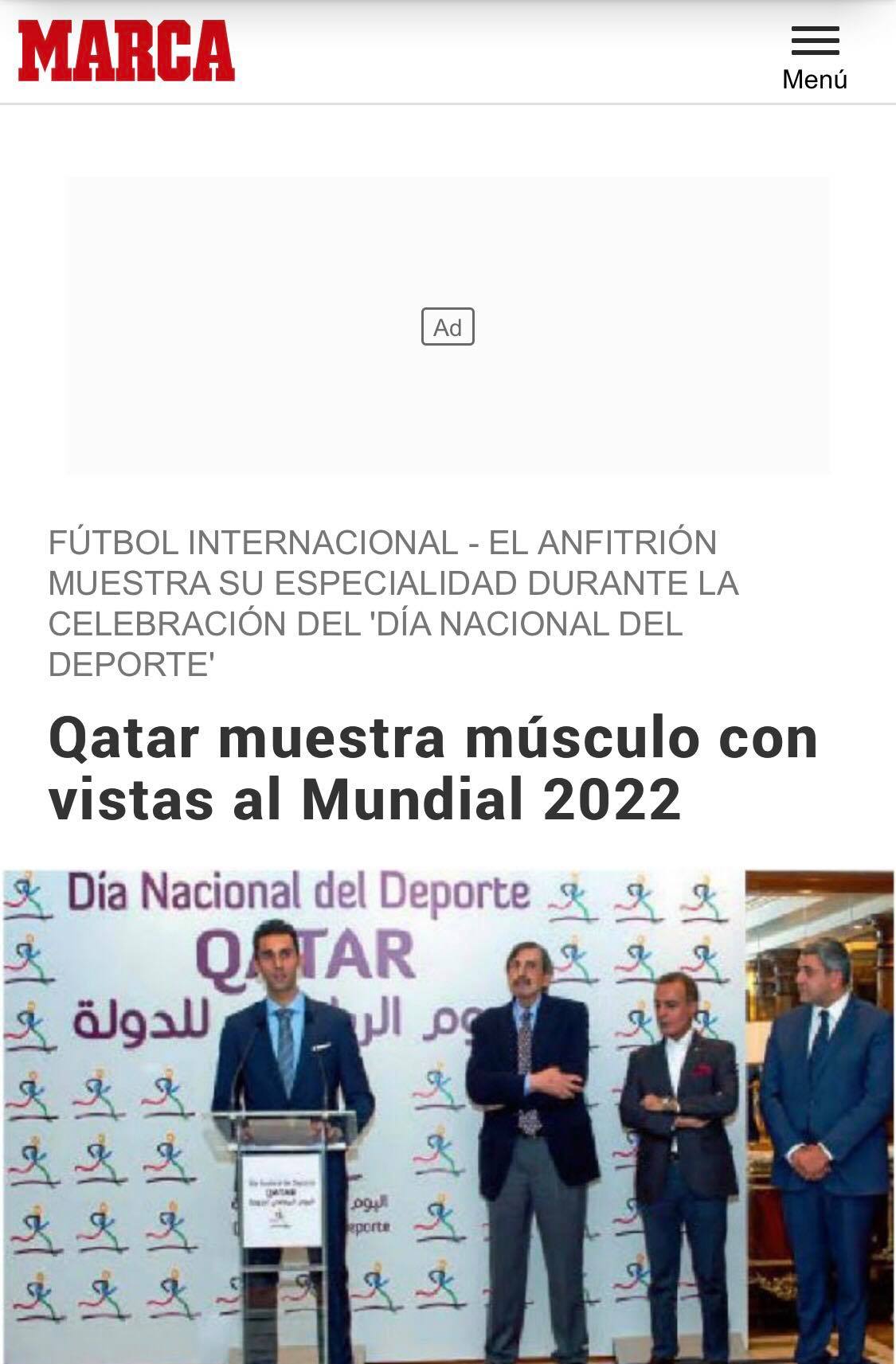 قطر تؤكد قوتها لتنظيم مونديال 2022