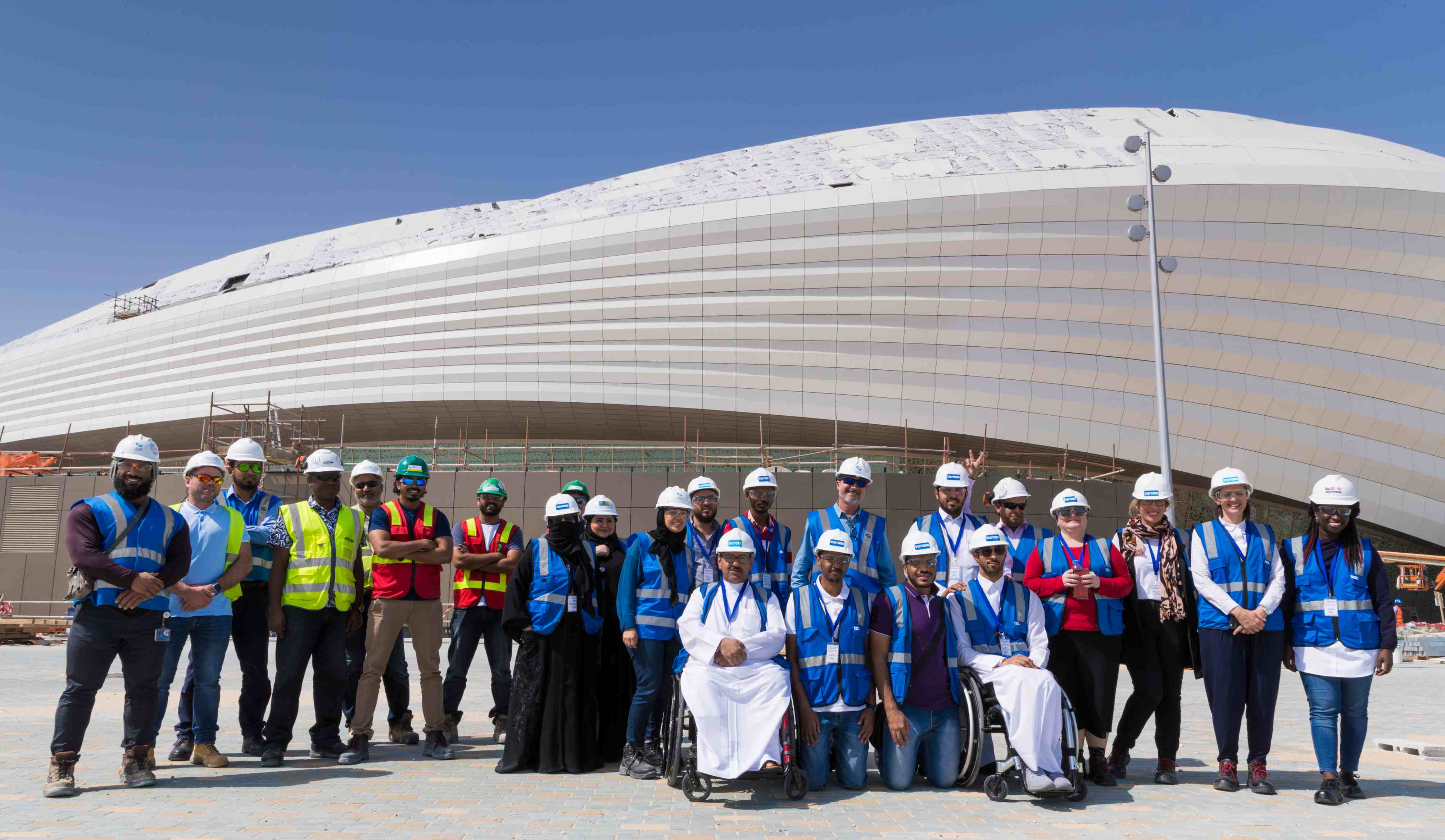 Accessibility Forum members visit Al Wakrah Stadium