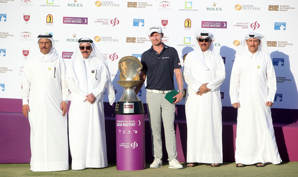Justin Harding wins Commercial Bank Qatar Masters title
