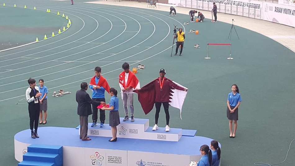 Qatar's Fahad Al-Abdulla wins bronze at Asian Youth Athletics Championships