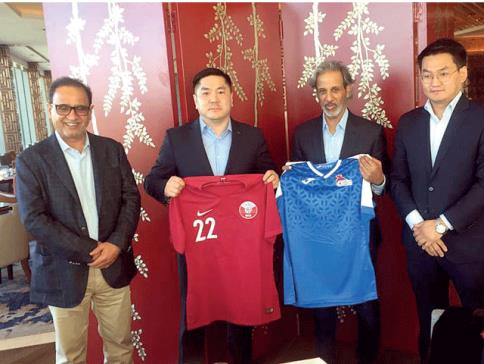 سعادة الشيخ حمد بن خليفة بن أحمد آل ثاني رئيس الاتحاد القطري لكرة القدم