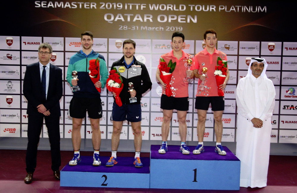 Hong Kong duo win men&rsquo;s doubles crown in ITTF Qatar Open
