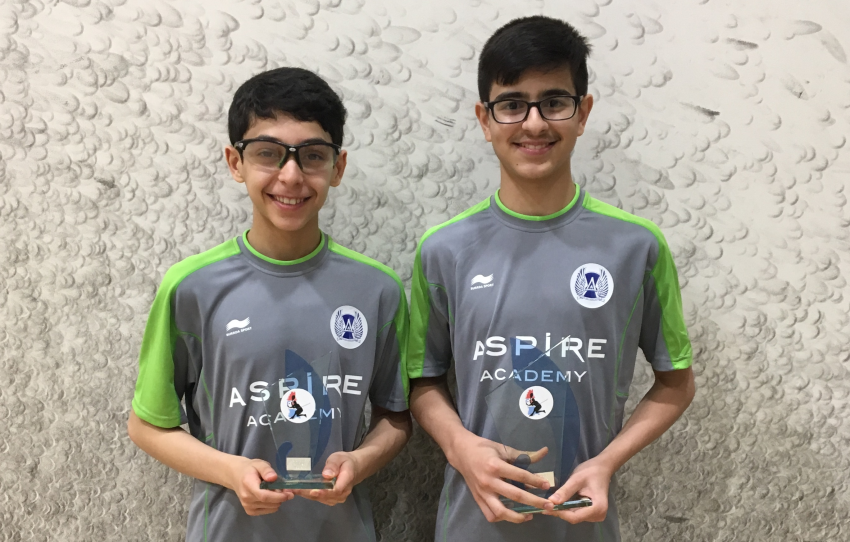  Aspire Academy&rsquo;s squash team