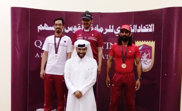 الرامي أحمد الشمري يعتلي منصة التتويج
