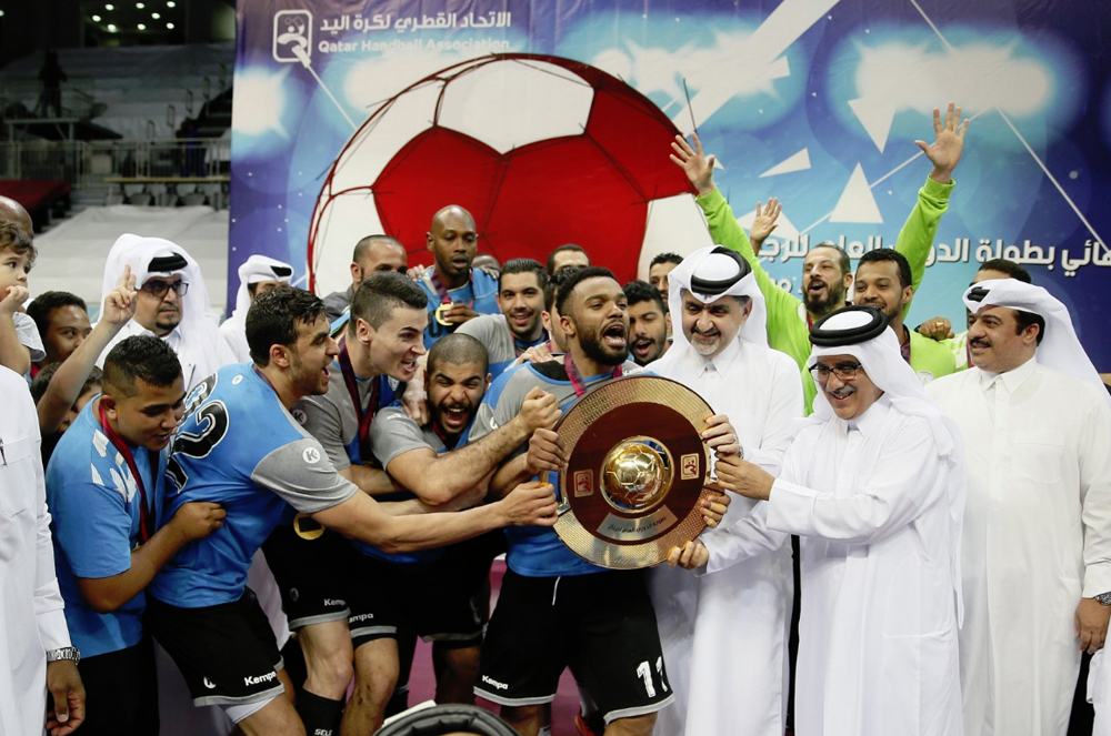 تتويج الوكرة بطلا لدوري كرة اليد