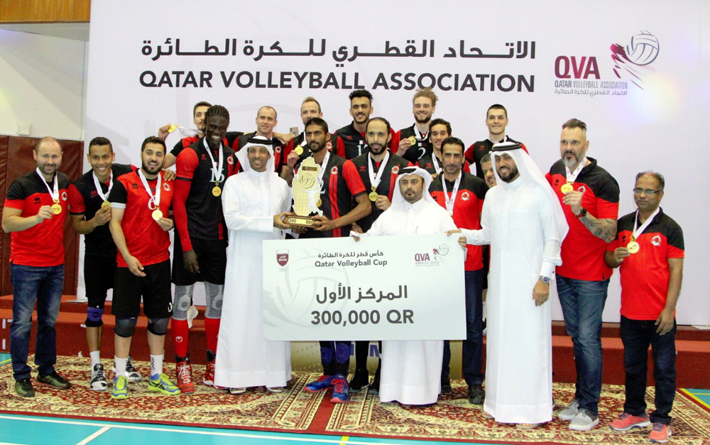 الريان يتوج بلقب كأس قطر للكرة الطائرة