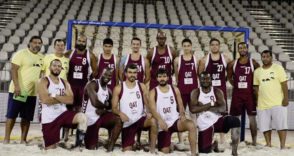 Qatar beach handball team