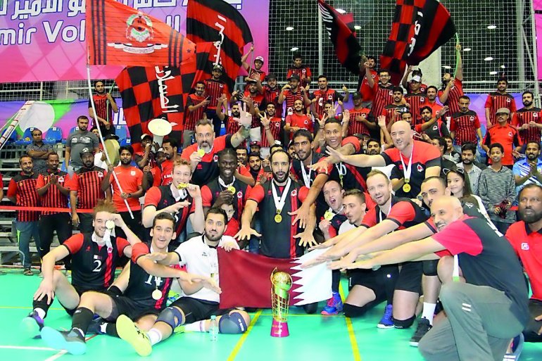 الريان يتوج بلقب كأس سمو الأمير للكرة الطائرة