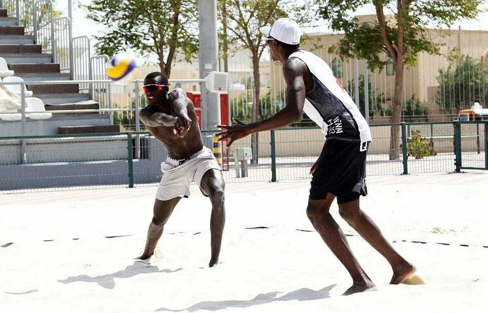 Qatar beach volleyball team 