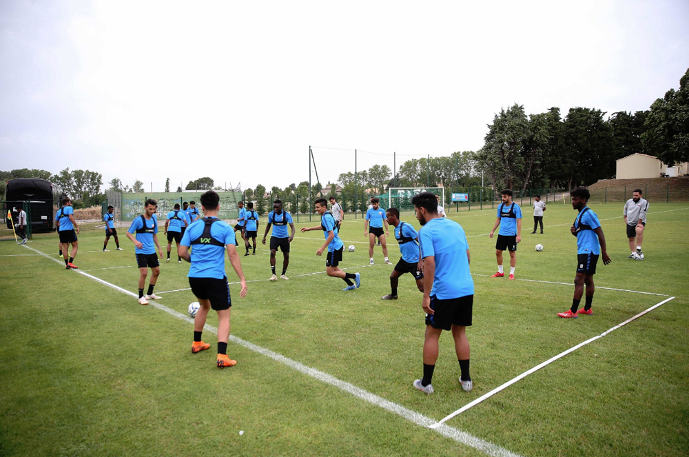 Training session of Qatar's Olympic Team