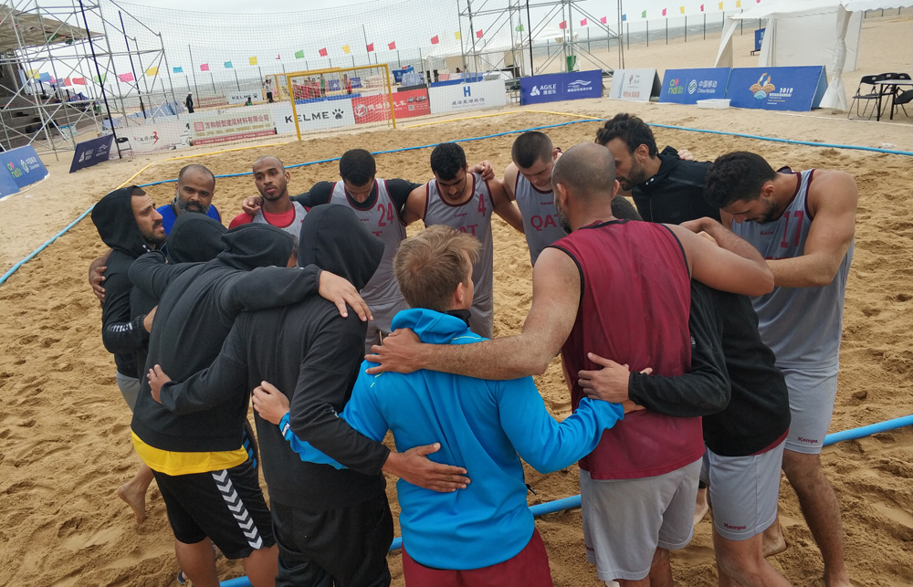 Qatar's Beach Handball Team 
