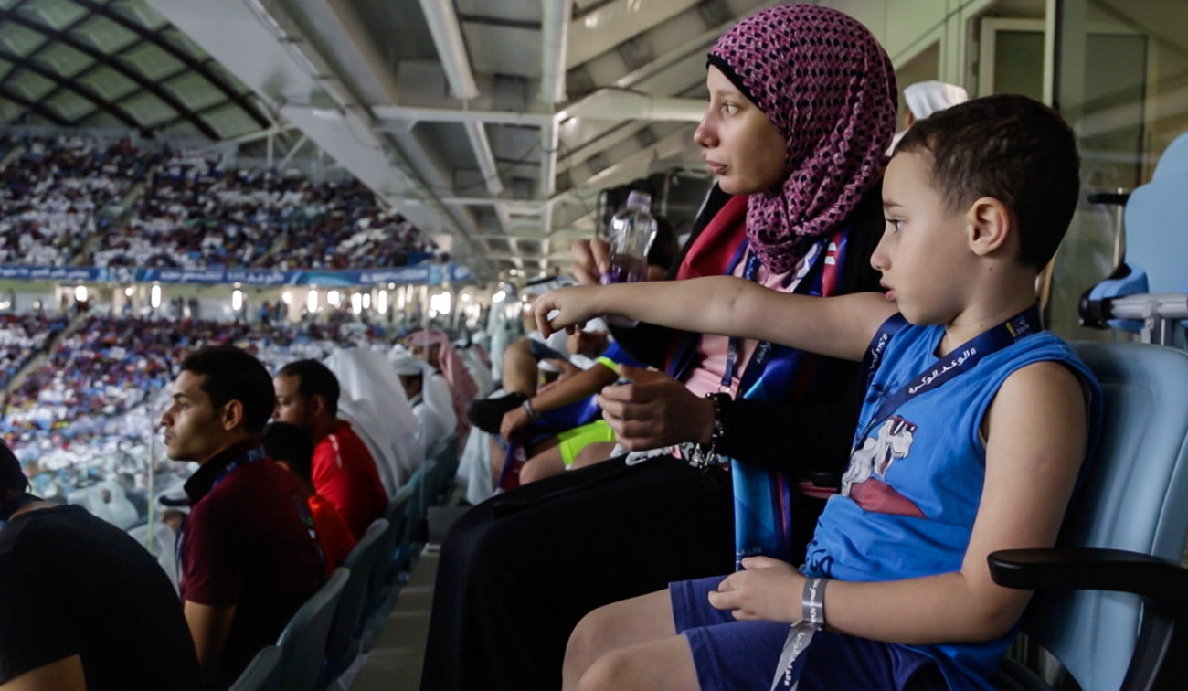 Groundbreaking sensory room at Al Janoub Stadium
