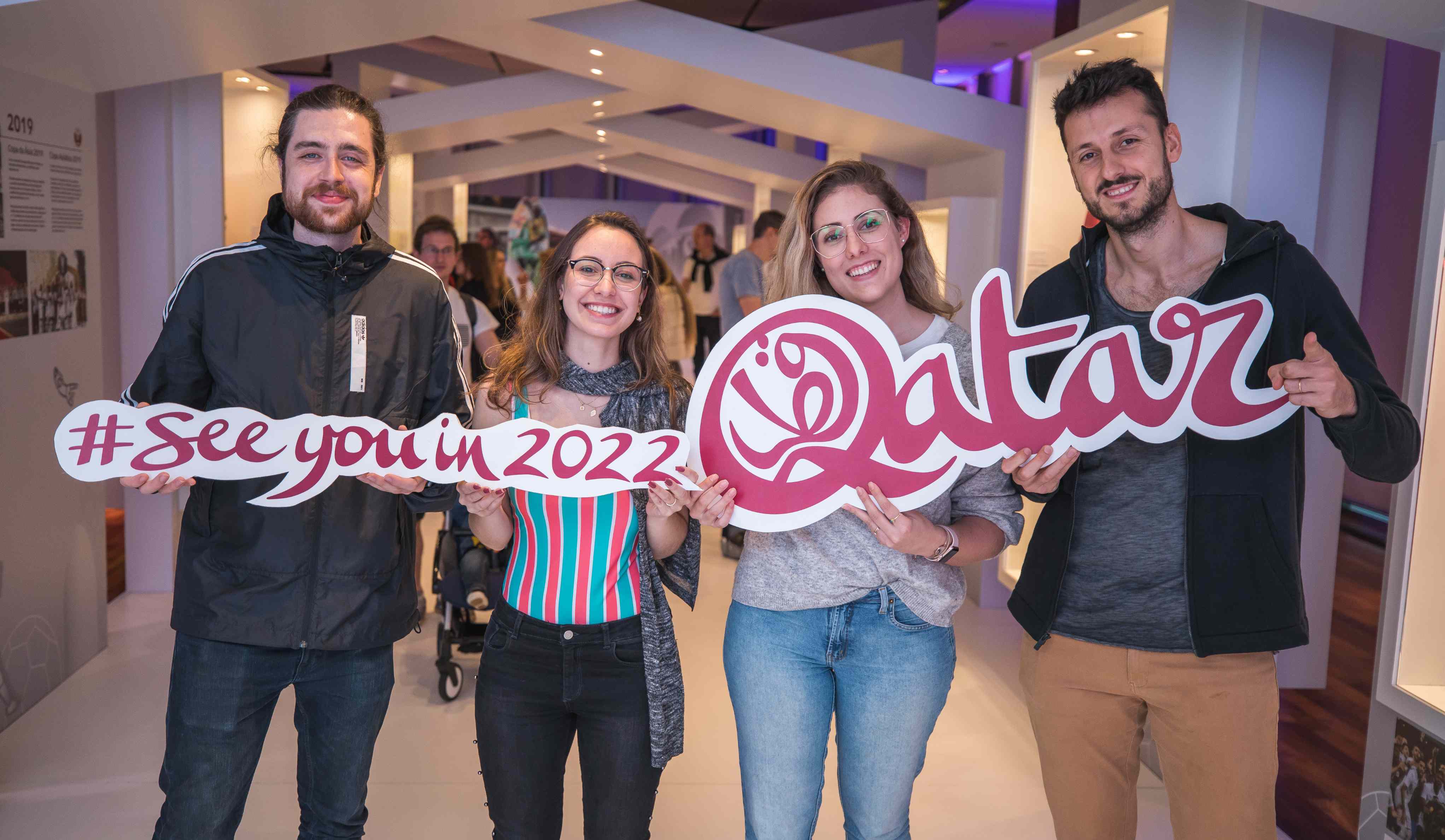 Football fans flock to Qatar 2022 exhibition in Sao Paulo