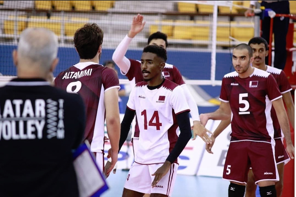 Qatar's Men U-23 Volleyball  team