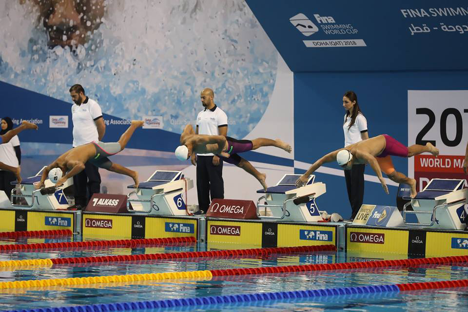 الأدعم يشارك في الجولات الثلاث الأولى لكأس العالم للسباحة 2019