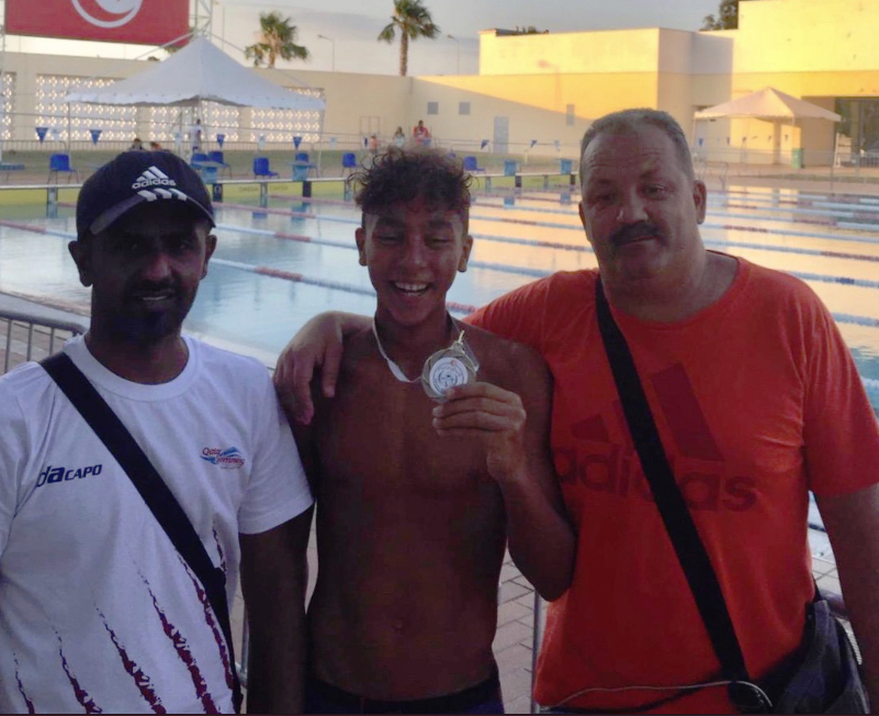 Qatar's swimming star, Mahmood Mohammed 