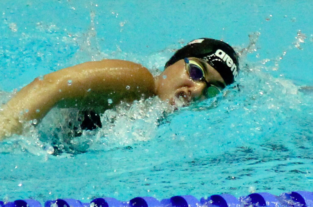 السبّاحة القطرية ندى محمد