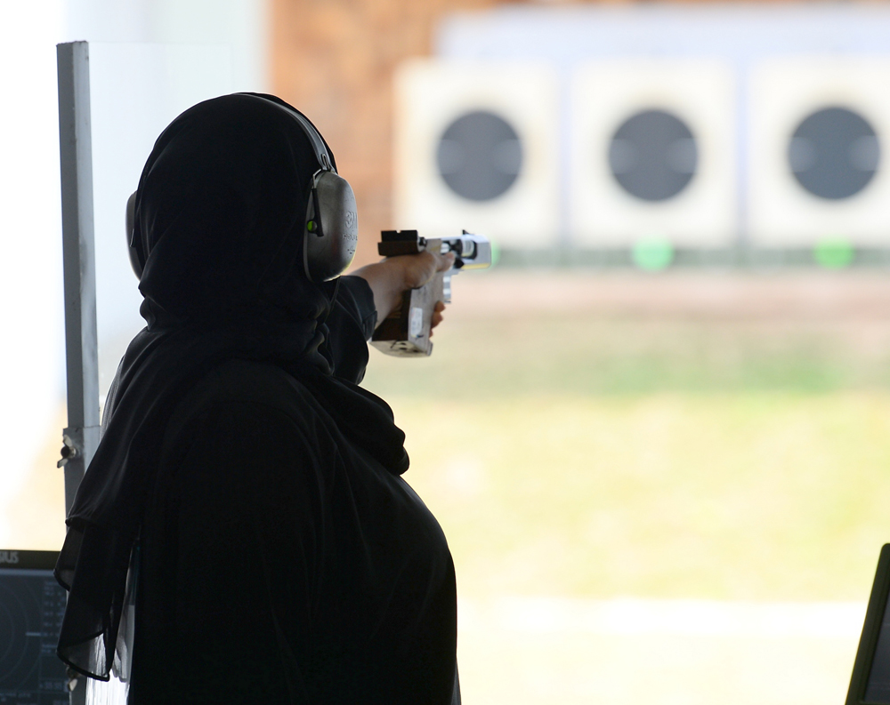 Qatar Shooting Team line up for ISSF World Cup
