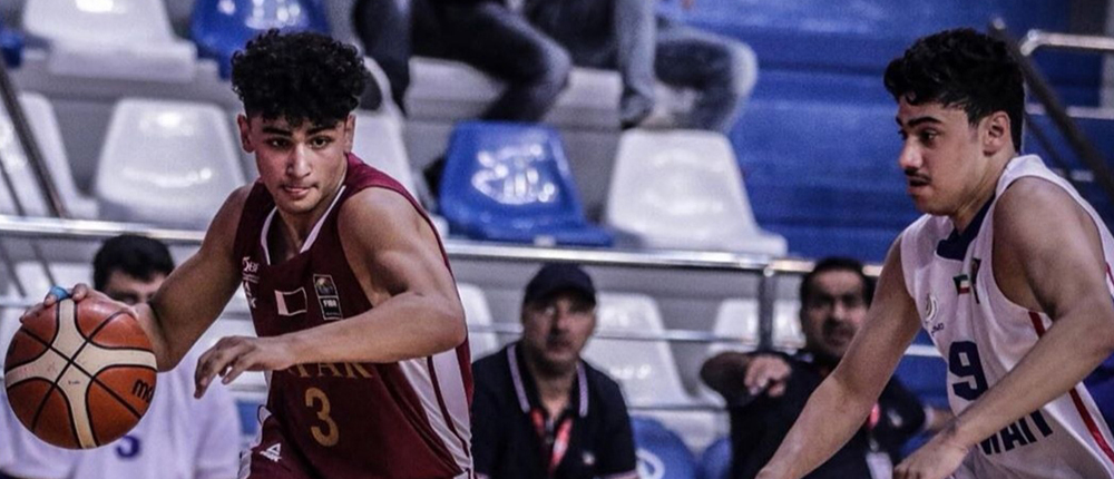  A stunning performance of the Qatari youth basketball team