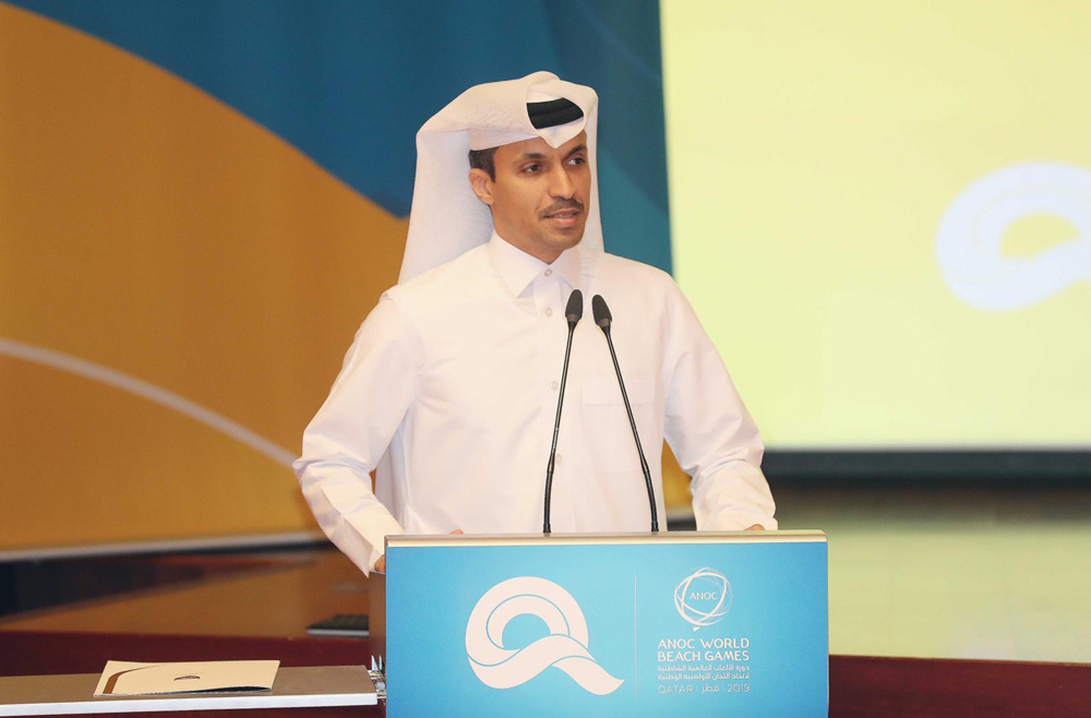 سعادة السيد جاسم بن راشد البوعينين الأمين العام للجنة الأولمبية القطرية