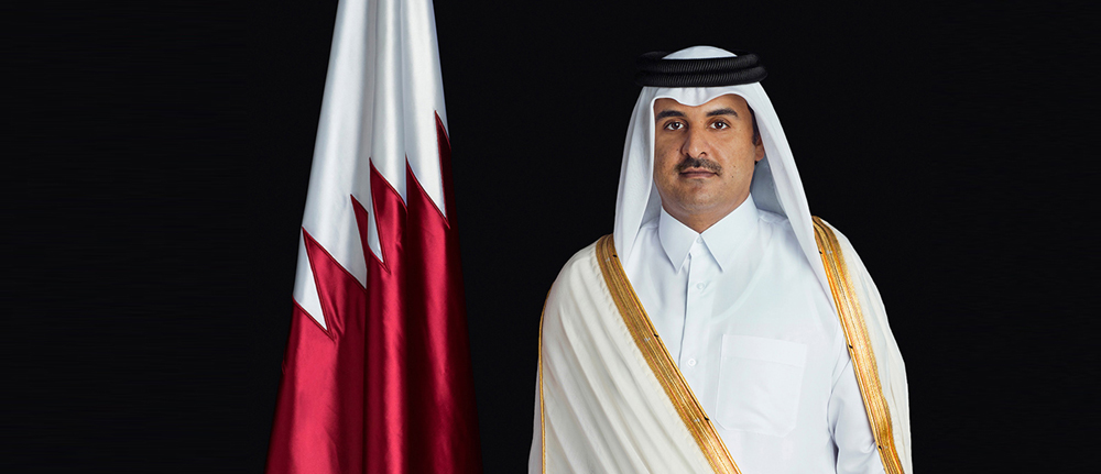 حضرة صاحب السمو الشيخ تميم بن حمد آل ثاني أمير البلاد المفدى