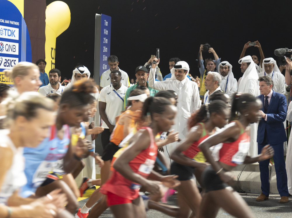 HH the Emir Opens IAAF World Athletics Championships Doha 2019