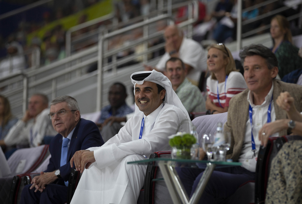 HH the Emir Attends Part of IAAF World Athletics Championships Doha 2019