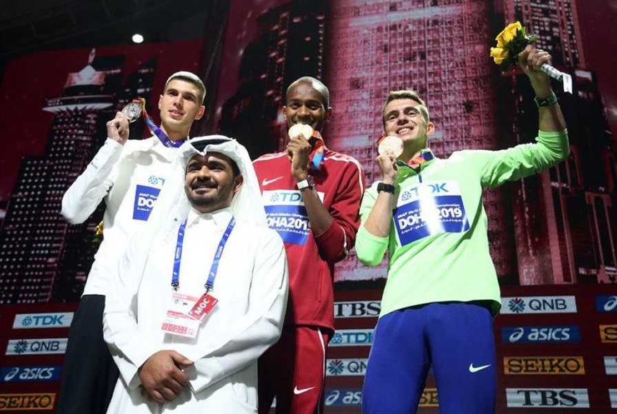 Sheikh Joaan Crowned Qatar's Mutaz Barshim with High Jump Gold