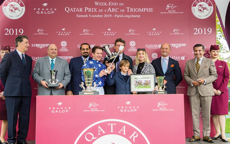 H.H Sheikh Mohammed Bin Khalifa Al Thani&rsquo;s RAAHAH wins Gr1PA Qatar Arabian Trophy Des Juments