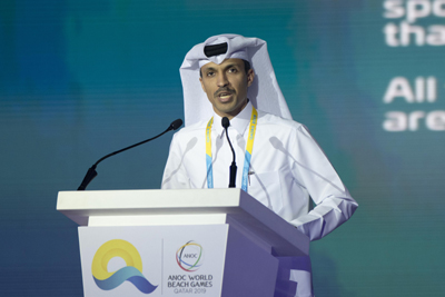 سعادة السيد جاسم بن راشد البوعينين أمين عام اللجنة الأولمبية القطرية
