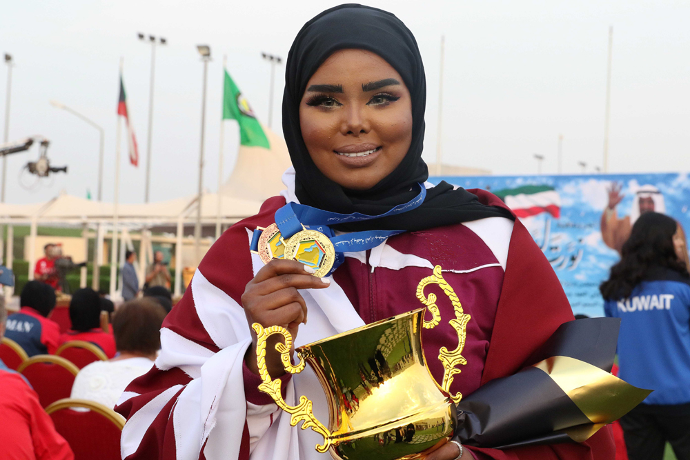 الرامية القطرية نصرة محمود
