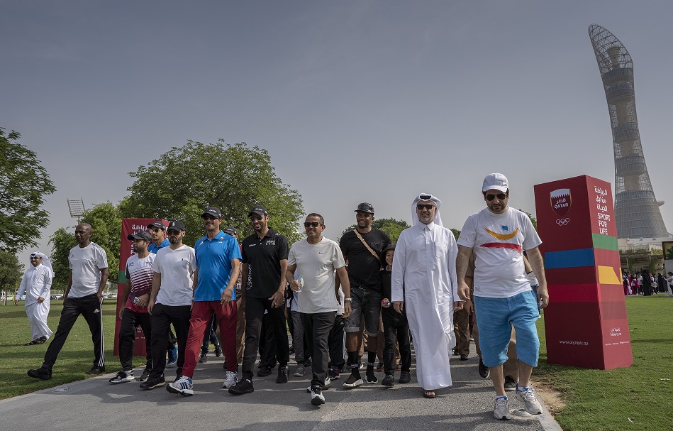 اللجنة الأولمبية القطرية تنظم غداً فعالية اليوم العالمي للمشي