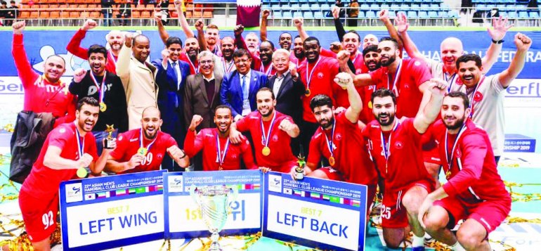 العربي القطري يُتوج ببطولة الأندية الآسيوية لكرة اليد