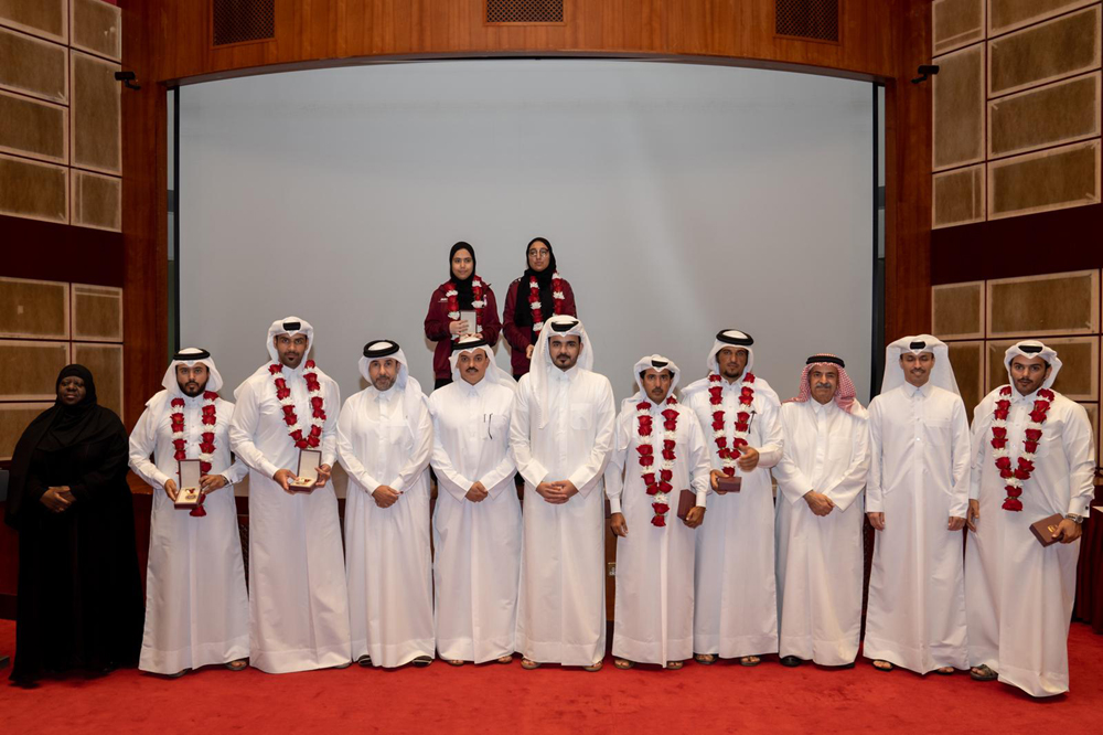 QOC President Honors Team Qatar Shooters