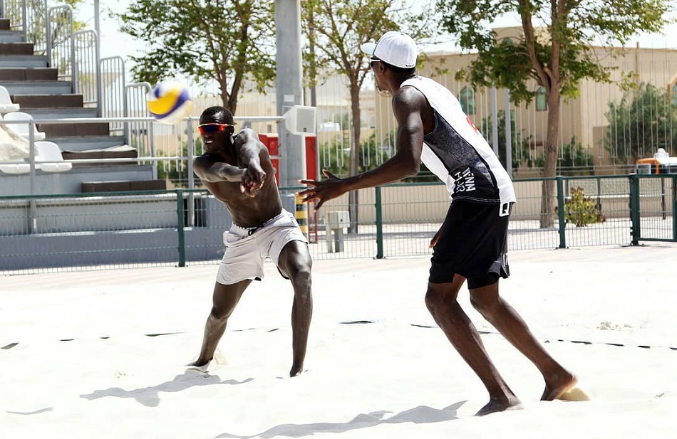Qatar beach volleyball team