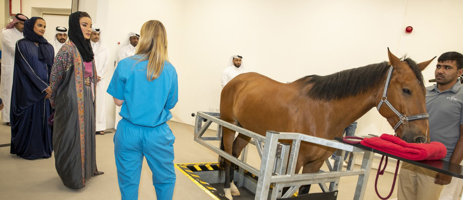 Sheikha Moza opens QF’s Equine Veterinary Medical Center