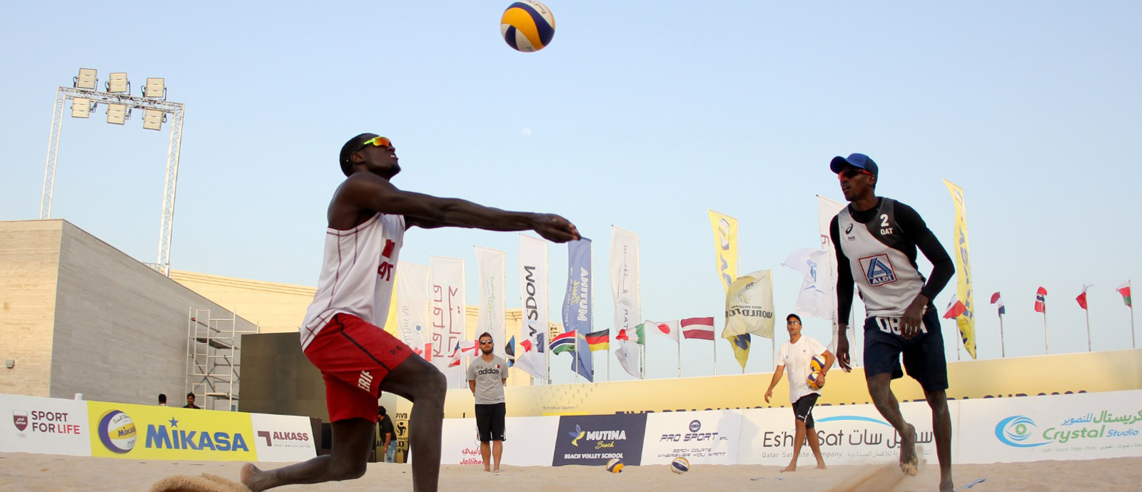 Qatar's Cherif and Ahmed 