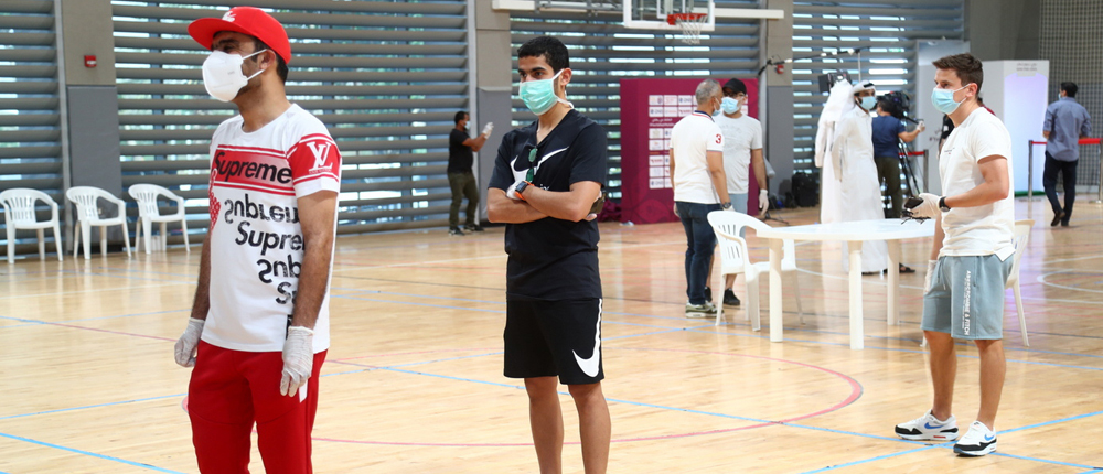 Those who underwent Coronavirus (Covid-19) tests to enter team hotel