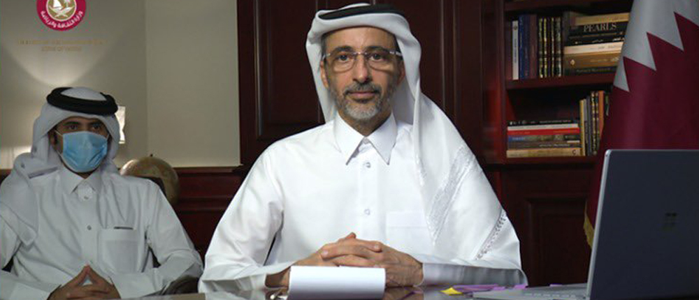 سعادة السيد صلاح بن غانم العلي وزير الثقافة والرياضة