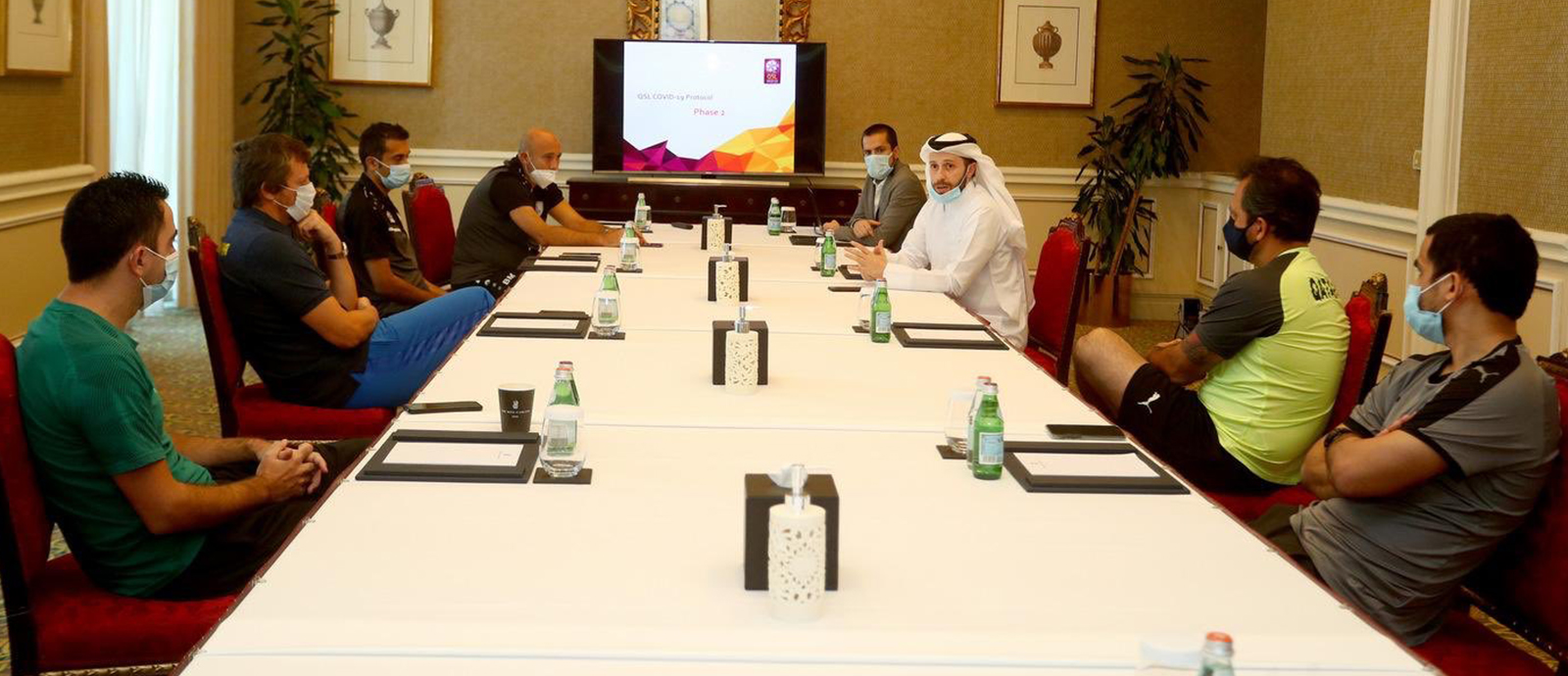 Qatar Stars League meeting with clubs’ coaches