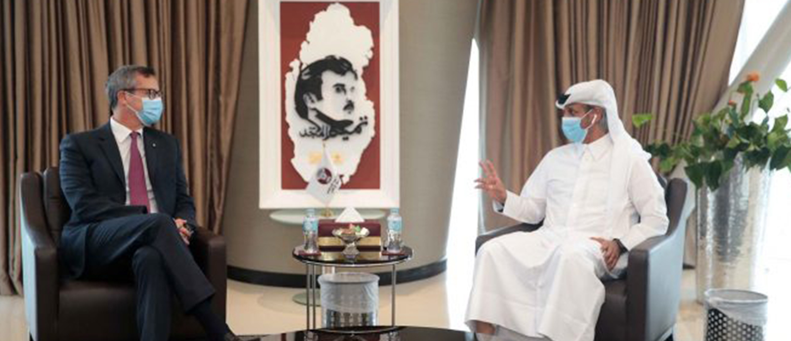 QFA President meets Italian Ambassador to Qatar