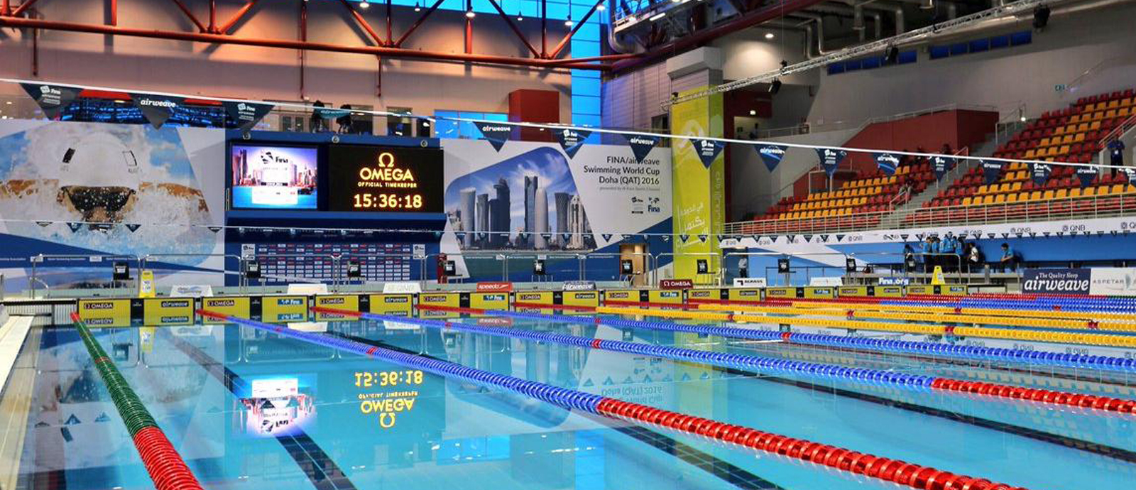 Hamad Aquatic Complex will host the Doha leg of the FINA World Cup Series in October next year