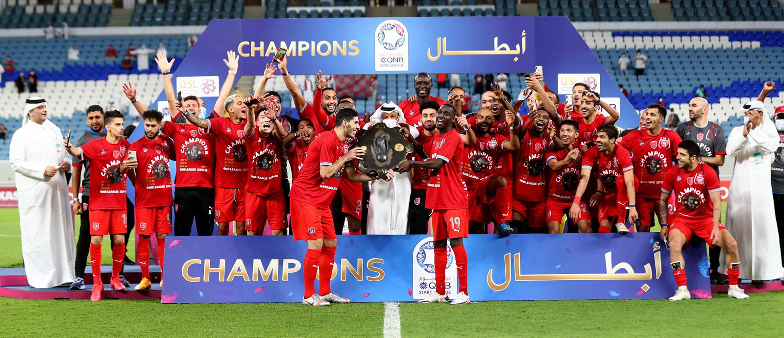 الدحيل بطل دوري نجوم QNB للموسم 2019- 2020