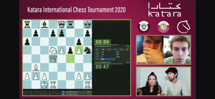 World No 1 Carlsen  winner of the Katara International Bullet Chess Online Tournament 
